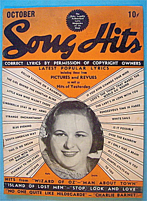 Song Hits October 1939 Kate Smith