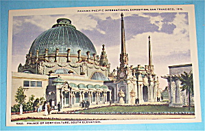 Palace Of Horticulture, South Elevation Postcard