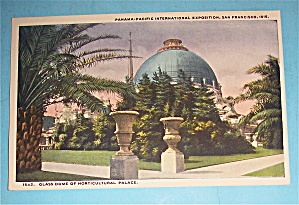 Glass Dome Of Horticulture Palace Postcard-pan Pac Expo