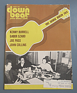 Downbeat Magazine June 8, 1972 Kenny Burrell