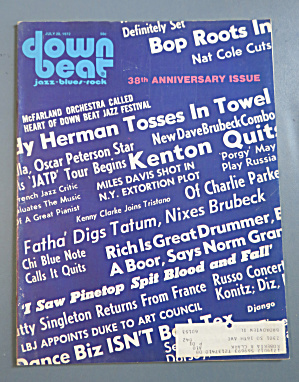 Downbeat Magazine July 20, 1972 38th Anniversary Issue