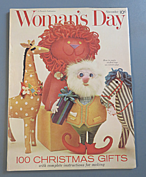 Woman's Day Magazine November 1961 100 Christmas Gifts