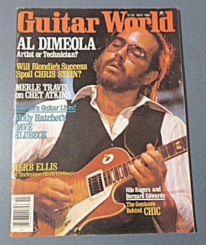 Guitar World Magazine November 1980 Al Dimeola