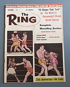The Ring Magazine September 1962 The Life Of Max Baer