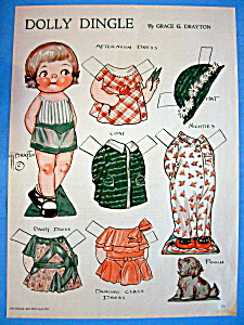 Dolly Dingle Paper Doll - April 1933