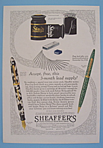 Vintage Ad: 1930 Sheaffer's Pens