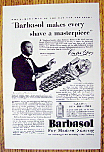 Vintage Ad: 1930 Barbasol With Vincent Lopez