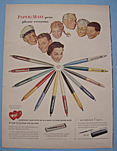 Vintage Ad: 1955 Paper Mate Pens