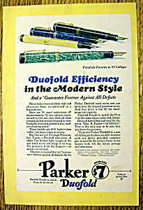 1928 Parker Duofold Pens