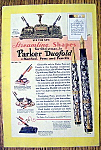 1929 Parker Duofold Pens & Pencils