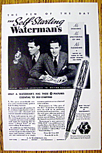 1935 Self Starting Waterman's Pen