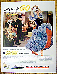 Vintage Ad: 1956 American Export Lines