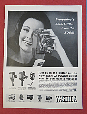 1963 Yashica Power Zoom With Woman & Camera