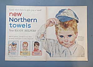 1960 Northern Towels With Handy Helper Towels