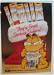 1982 Empire Pencils With Garfield The Cat