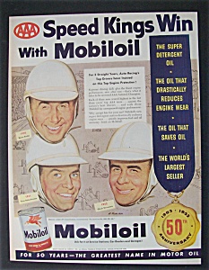 1953 Mobil Oil With Speed Kings