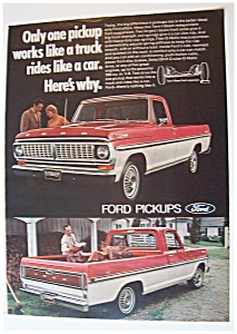 Vintage Ad: 1970 Ford Pickups