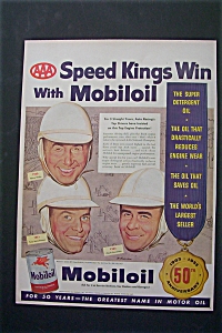 1953 Mobil Oil With 3 Aaa Speed Kings Of Auto Racing