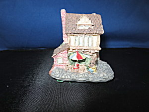 Miniature House Bunny Rabbit Umbrella Figurine