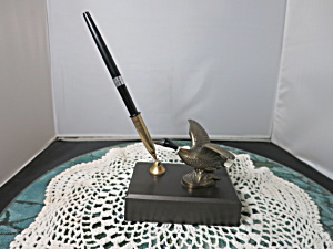 Pm Craftsman Duck Desk Pen Holder Stand With Space Pen By Fisher