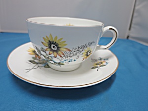 Bone China Cup And Saucer Made In England Floral