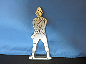 Wilton Pewter Revolutionary War Soldier Toy Napkin Ring Holder