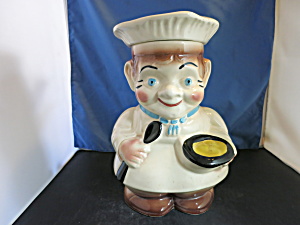 Chef Cookie Jar Robinson Ransbottom Rosevilles Ohio 1950s