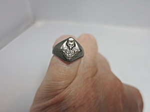Vintage Sterling Silver Cubs Bsa Boy Scout Of America Ring Size 5