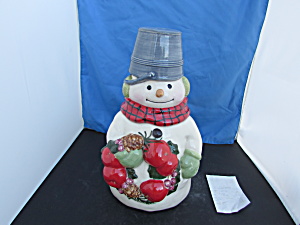 Snowman Cookie Jar By Jan Karon For Hallmark