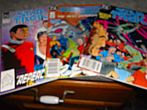 Star Trek Comics Set Of 3 1987-89