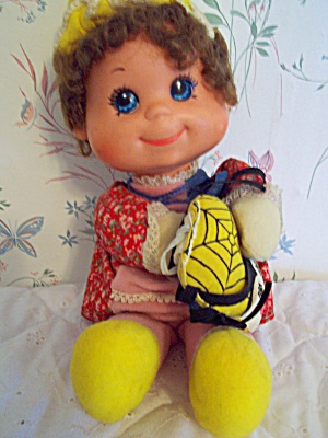 Baby Beans Doll Miss Muffet W Spider Mattel
