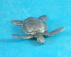 Turtle Pewter Image Miniature