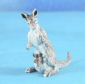 Kangaroo Pewter Image Miniature