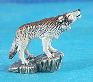 Wolf Pewter Image Miniature