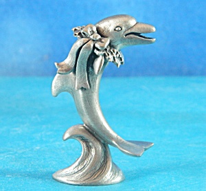 Dolphins Pewter Image Miniature