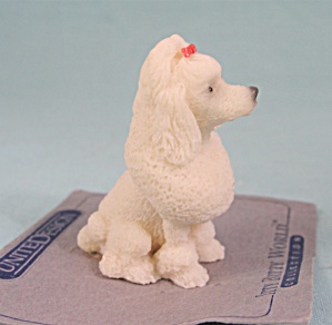 United Design Itty Bitty World Miniature Resin Poodle