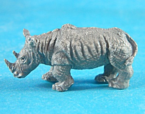 Rhinoceros Pewter Image Miniature