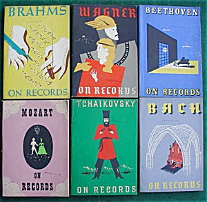 Set Of Classical Musicians On Records Books