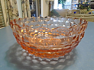 Whitehall Colony Fostoria American Pink Serving Bowl