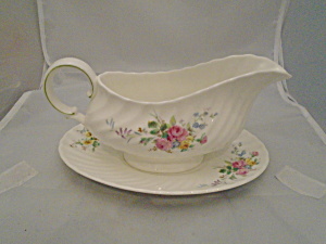 Royal Doulton Arcadia Gravy Boat And Under Plate New