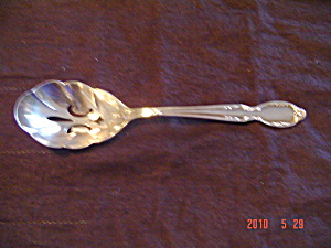 Rogers Bros. Extra Silver Plate Pierced Spoon
