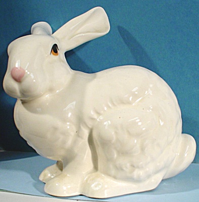 Ceramic White Bunny Rabbit