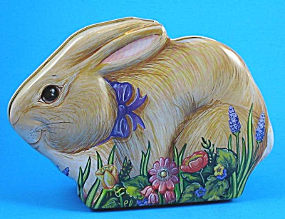 Adorable Bunny Rabbit Tin