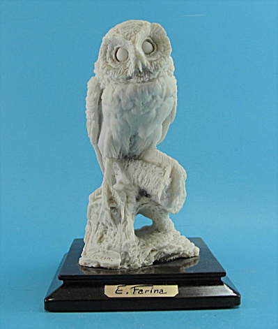 Capodimonte Porcelain Farina Barn Owl