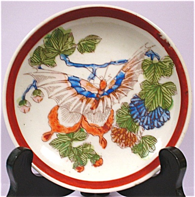 1910s/1920s Small Nippon Butterfly Plate
