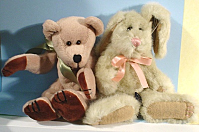 Boyds Teddy Bear And Bunny Rabbit