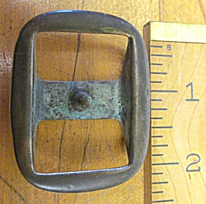 Antique Horse Harness Buckle Tack Center Post
