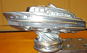 Cabin Cruiser Trophy Ornament Paperweight Cast