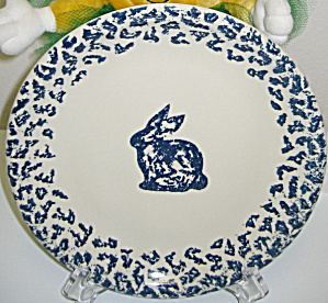 Tienshan Folkcraft Animals Bunny Rabbit Dinner Plate