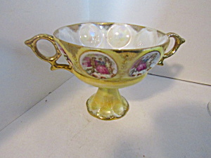 Royal Sealy Lusterware Colonial Pedestal Chalice Cup